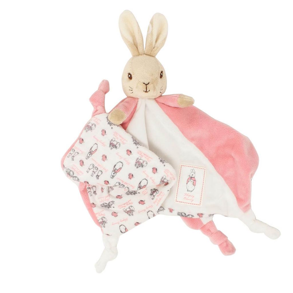 Coniglio Flopsy di peluche arcobaleno rosa Immagine del prodotto 