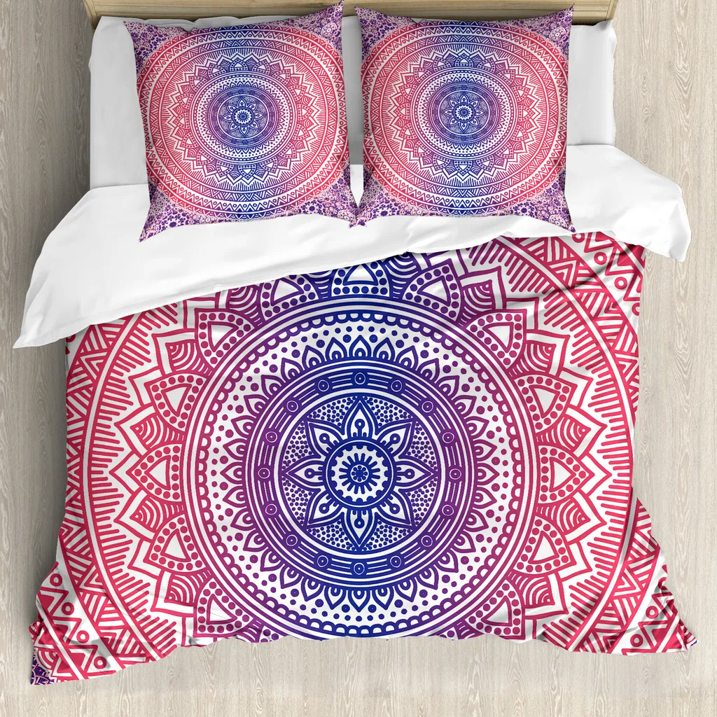 Copripiumino Matrimoniale ABAKUHAUS Antiacaro Mandala 200x200