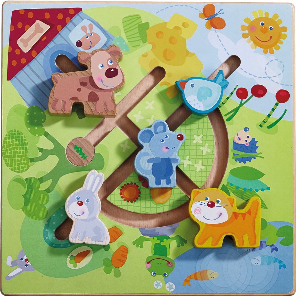 Haba 302211 Motorikbrett Tier-Welt