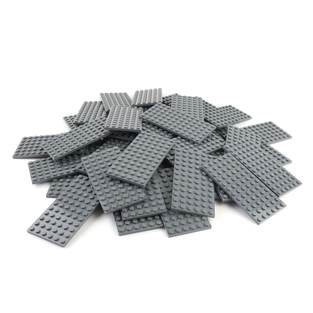 LEGO® 6x12 tavole grigio scuro - 3028 NUOVO! Quantità 3x Immagine del prodotto 