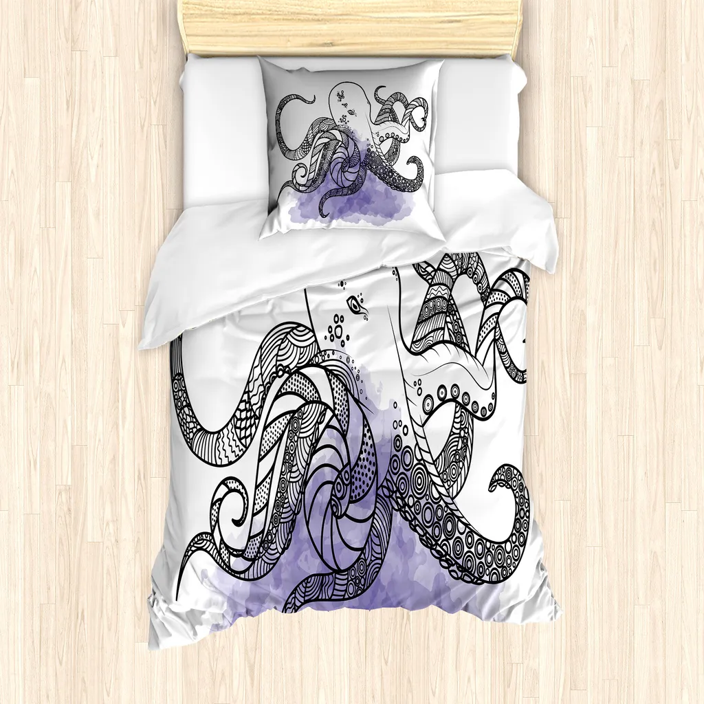 Set Copripiumino ABAKUHAUS Singolo 135x200 Animali Artistici Chic