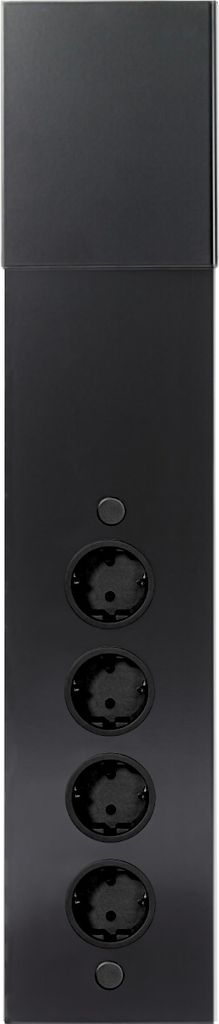 THEBO Colonne d'énergie ST 3007 en NOIR avec 4 emplacements Image du produit 