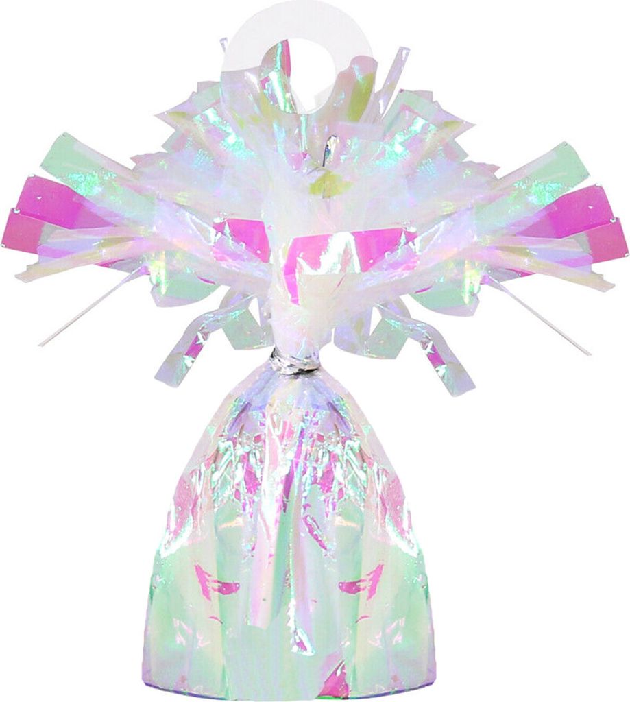 Ballongewicht "Folie" 170g - Weiß Irisierend