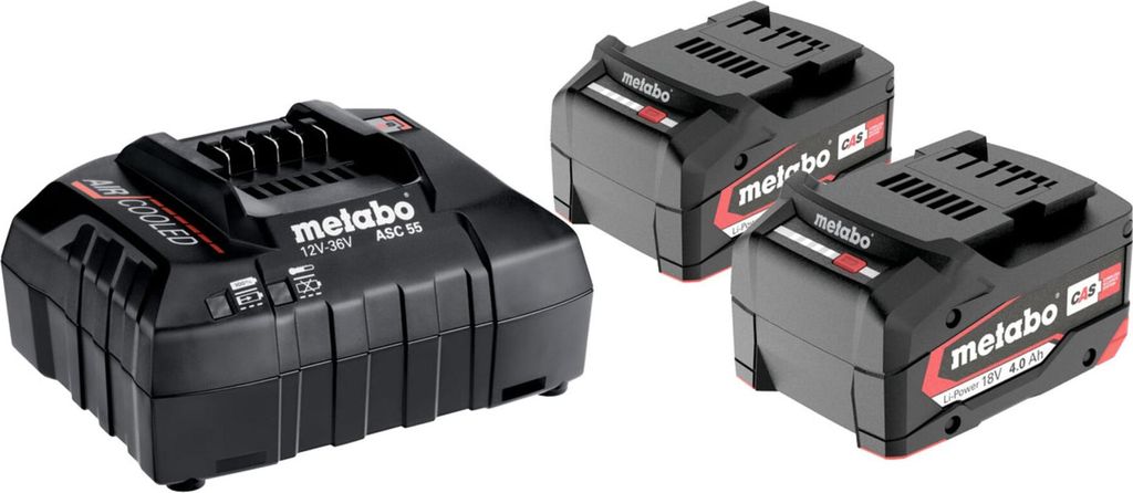 Metabo Basic-Set 2x 4,0Ah Produktbild 