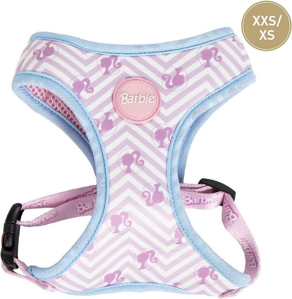 Postroj pre psa Barbie ružový XXS/XS Obrázok produktu 