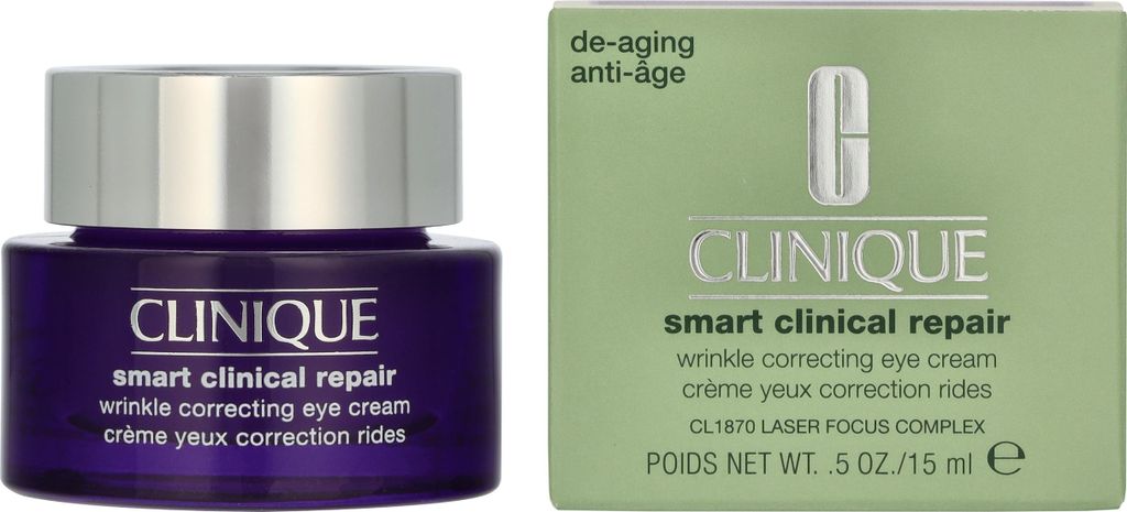 Clinique Smart Clinical, Augencreme, Frauen, Jeder Hauttyp, Produktbild 