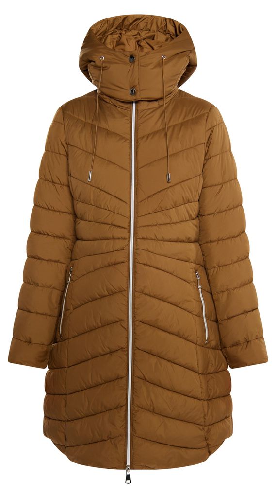 Mutha Damen Steppmantel - warmes Beige, XXL