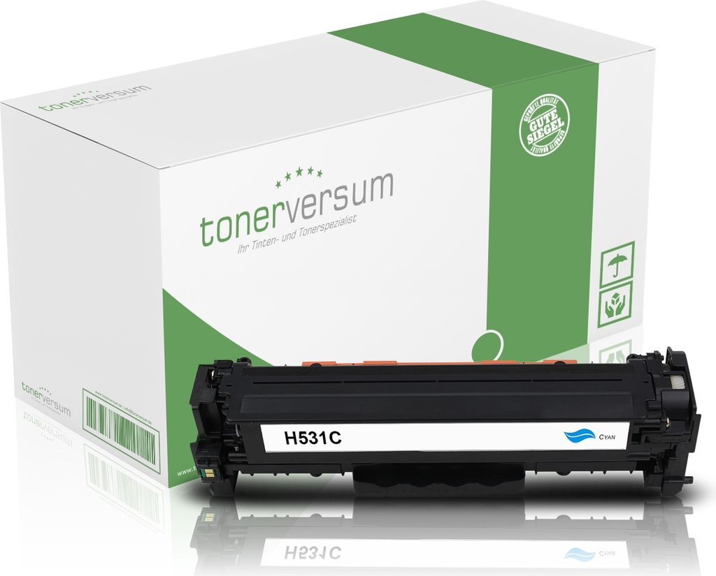 Alternativ zu HP CC531A / 304A Toner Cyan