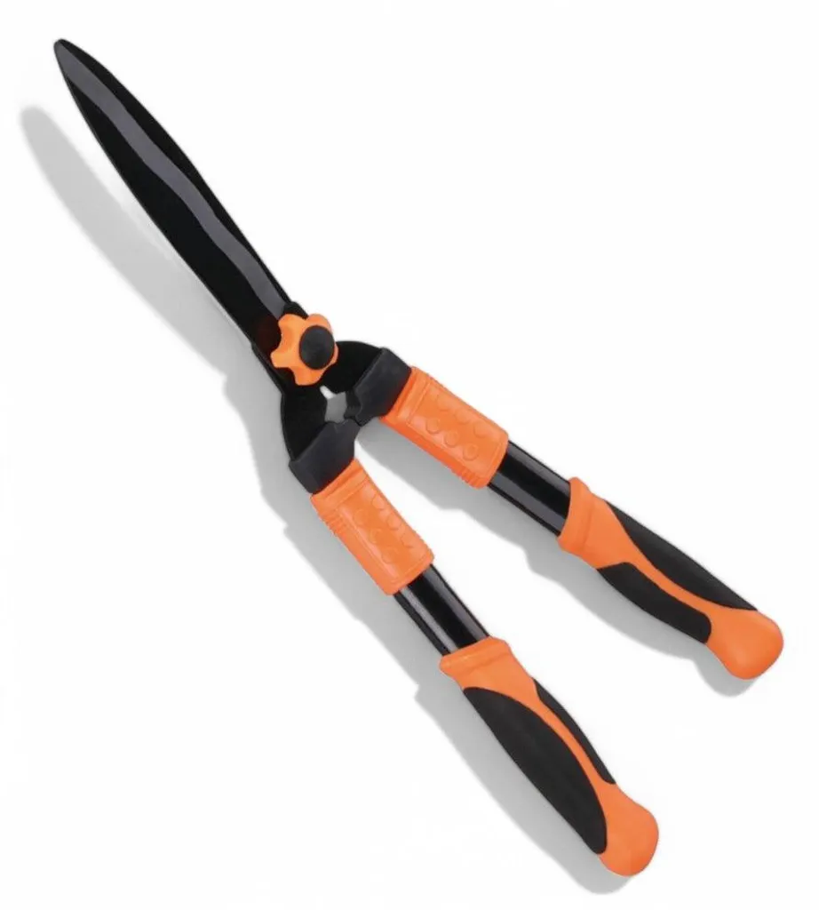 Sécateur à lame en acier 25 cm - Cisaille robuste pour haies et arbustes
