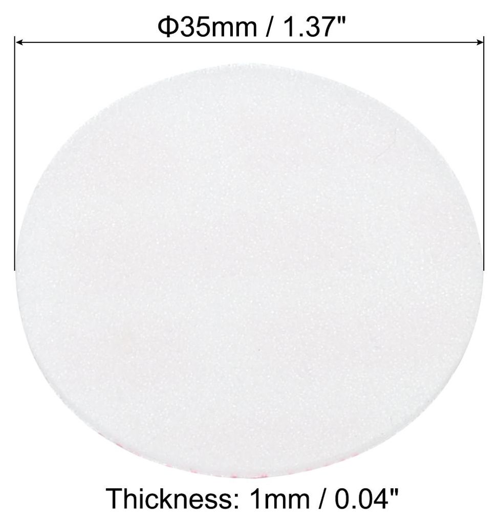 100 Stš¹ck 35mm druckempfindliche Liner, PS-Schaumstoff Dichtungen Sicherheit Tamper wasserdichte Versiegelung Kappeneinlagen fš¹r Canning Flas...