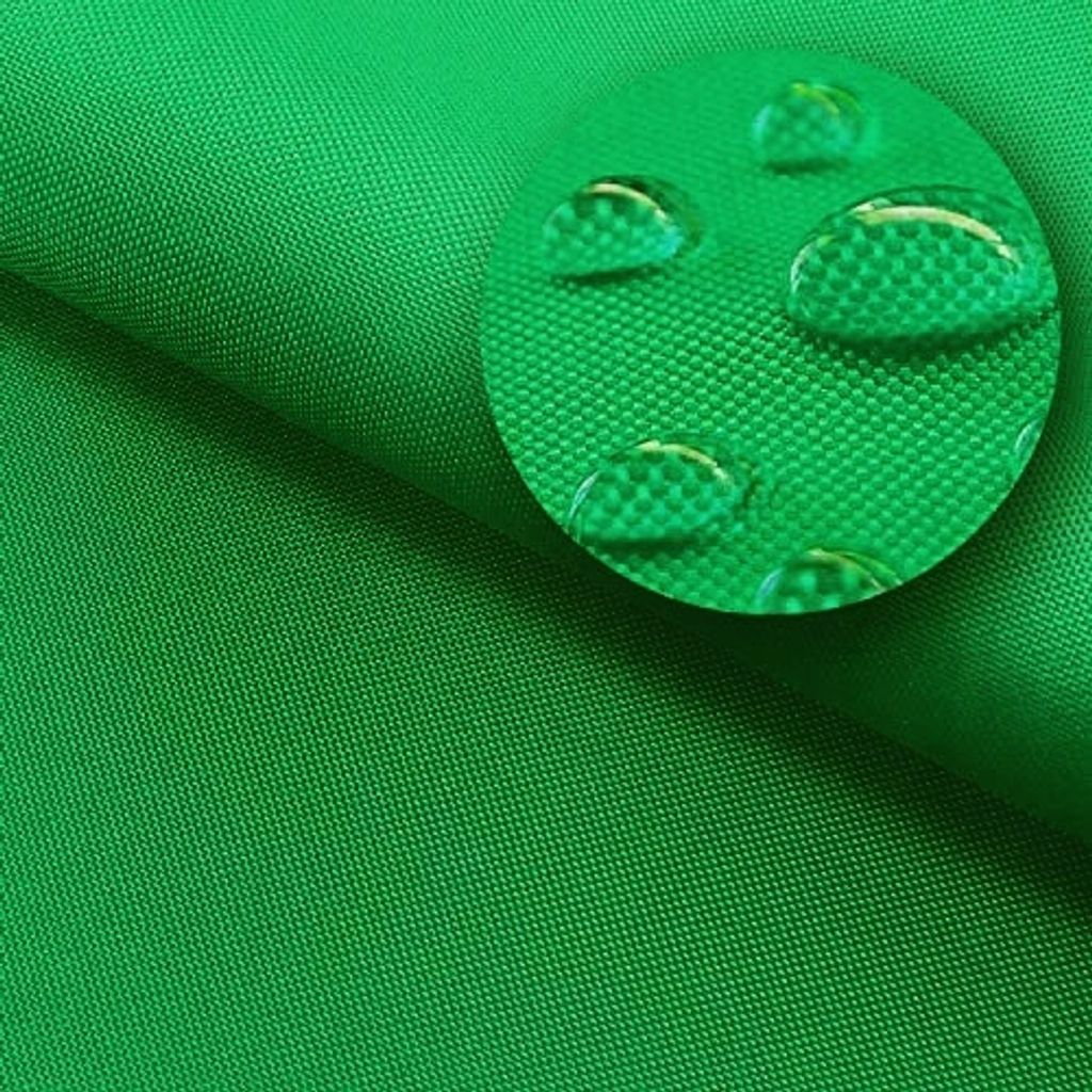 Oxford Stoff wasserdicht PVC-beschichtet - Grasgrün, 160 cm breit | Outdoor Meterware für Pavillons, Vorhänge, Abdeckungen, Balkon, Garten, wett...