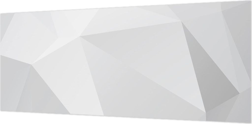 Wandtapete - Dekorative Tapete für Wohnzimmer- Tapetenfolie für Wanddekoration - 208x146 cm - Graue Dreiecke