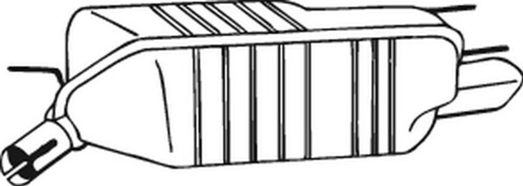 Bosal Endschalldämpfer 185-403