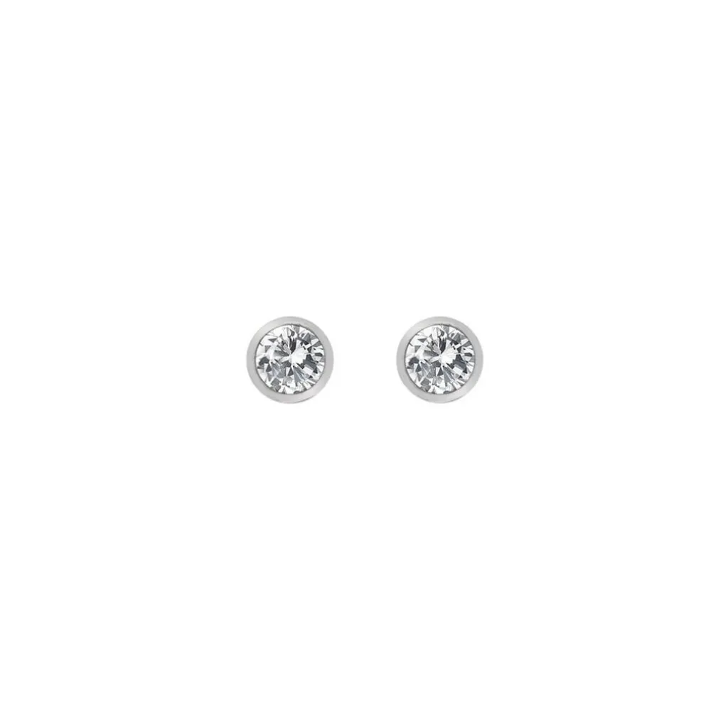 Boucles d'oreilles Tender White Topaz DE584 en Diamants chauds chic