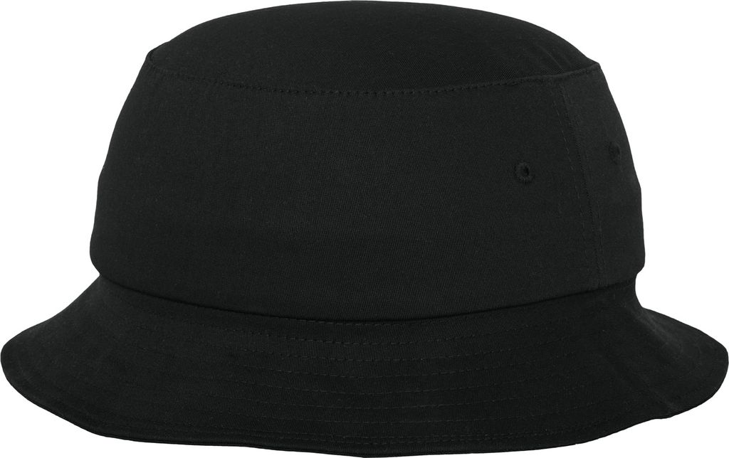 Klobúk Flexfit Bavlna Twill Bucket Hat, čierny Obrázok produktu 