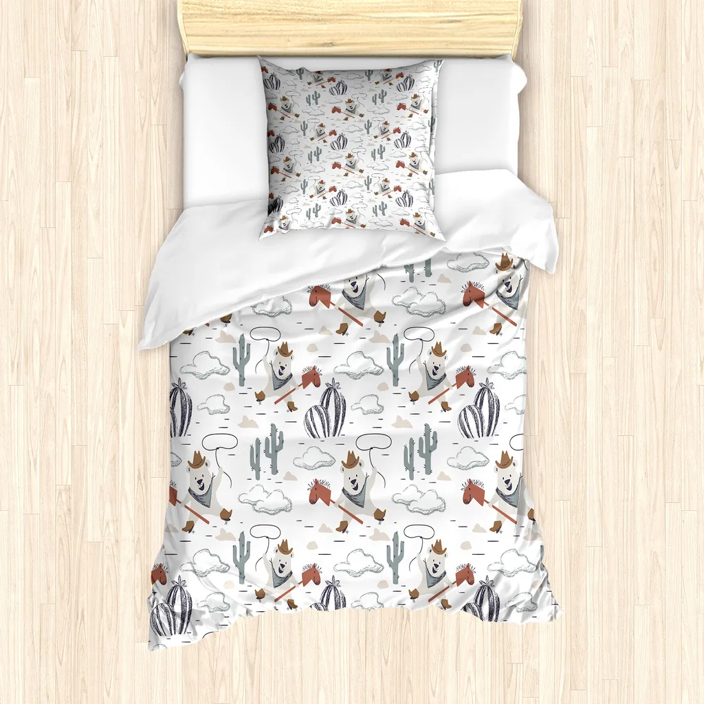 Linge de lit pour personnes allergiques housse de couette ours 135x200