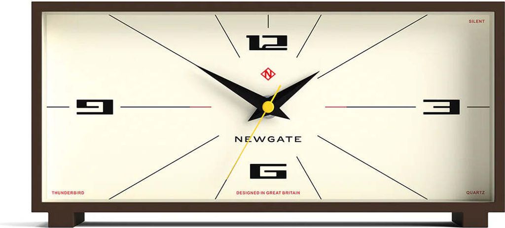 Zegar Newgate Thunderbird w kolorze brązowym Zdjęcie produktu 