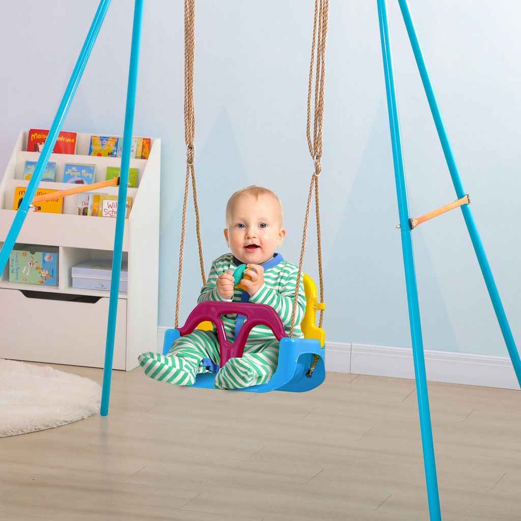Kinderschaukel 3-in-1 höhenverstellbar, Babyschaukel mit Produktbild 
