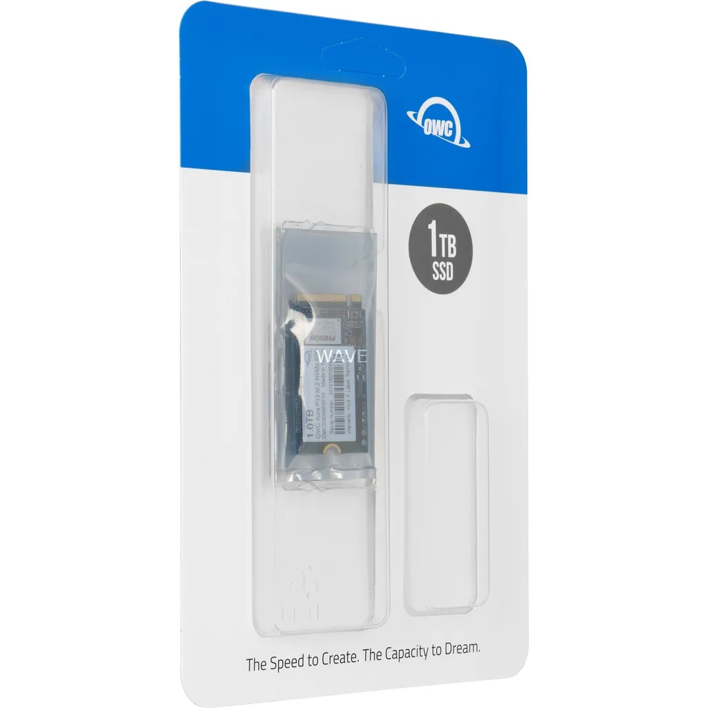 Disque SSD Interne 1TB M.2 NVMe OWC Aura P13 Pro pour Extension de Stockage PC