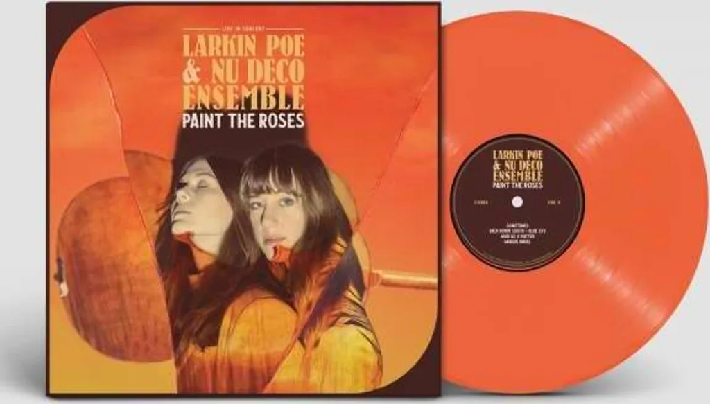 Larkin Poe Paint The Roses Vinyle Orange - Idéal pour Platine Hi-Fi