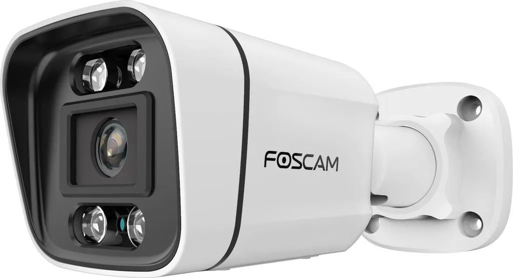 Caméra de Surveillance Extérieure 8MP Foscam V8EP Blanche avec Sirène Intégrée