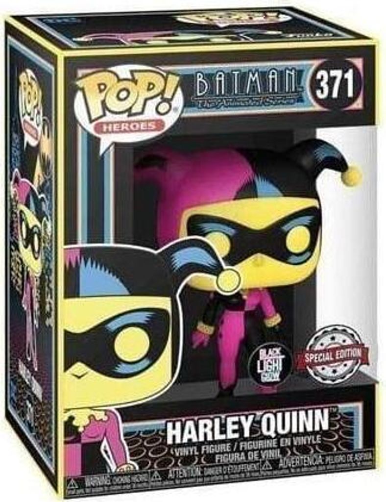 Batman - Harley Quinn 371 Special Edtion Black Light Glow - Funko Pop! - Vinyl Figur