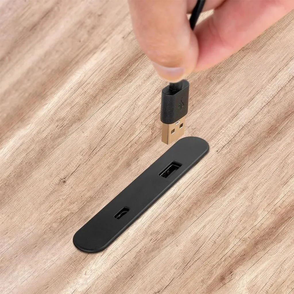 Solution Charge USB pour Linky - Connecteur 5V 2A Double Port Noir