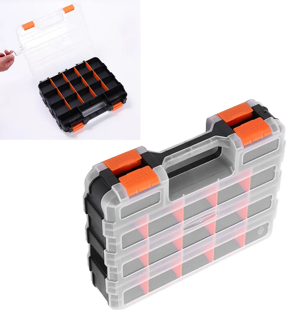 Boîte de rangement stable en PP renforcé - Classification double face - 5