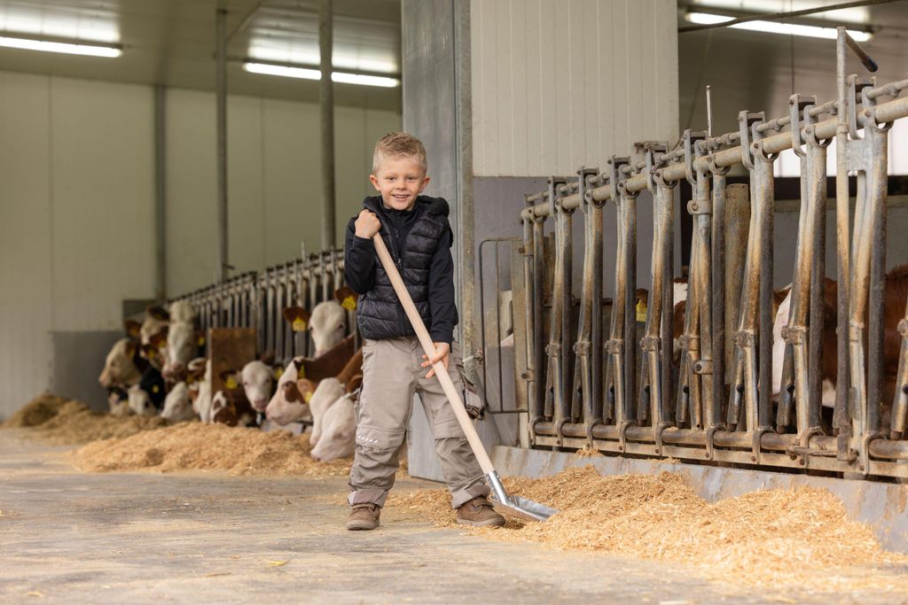 Aluschaufel Mini mit Holzstiel