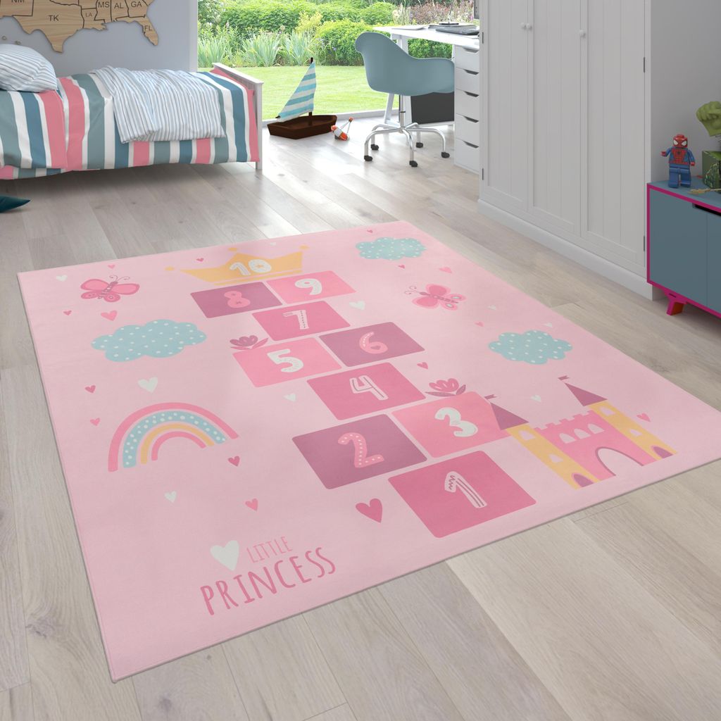 Paco Home Teppich Kinderzimmer Kinderteppich Rutschfest Produktbild 