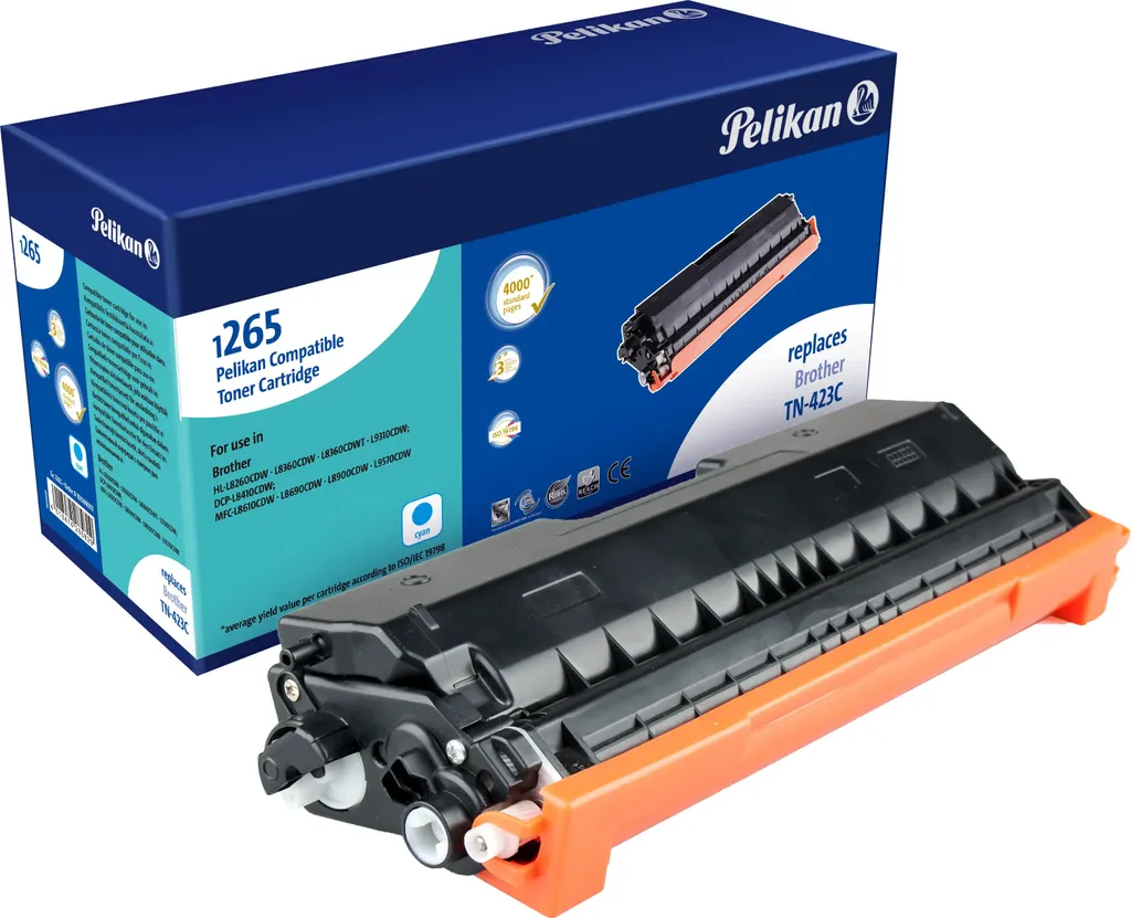 Pelikan toner Brother TN-423C cyan compatible haute capacité