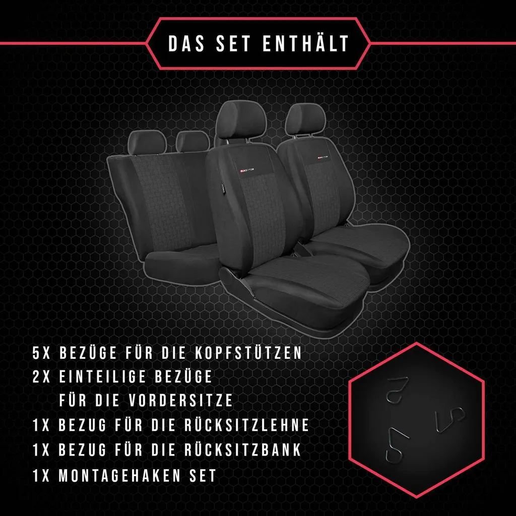 Coprisedili Auto Renault Modus Grigio: Lavabili e Anti-macchia - 9