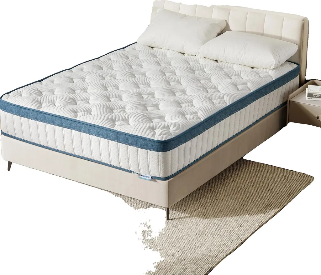 Matelas 7 zones de confort 90x200 cm, housse respirante anti-humidité