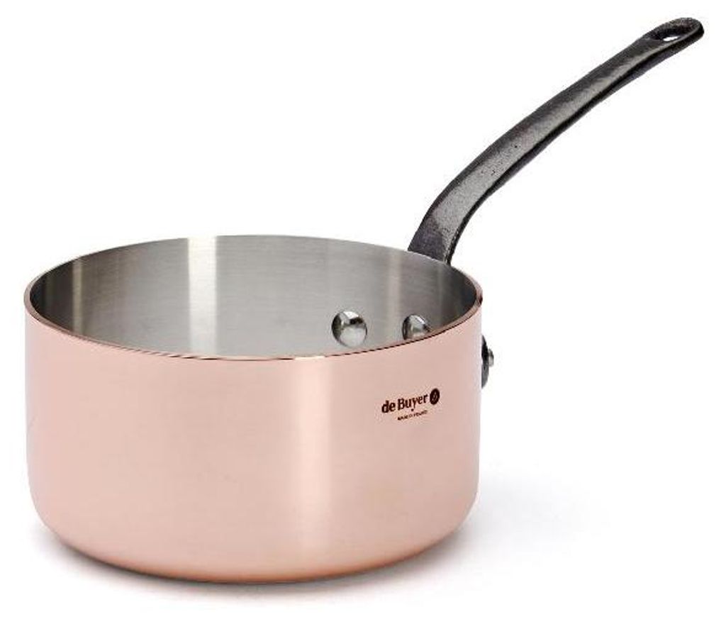 De Buyer STIELKASSEROLLE MIT GUSSGRIFF Ø 14 CM INOCUIVRE
