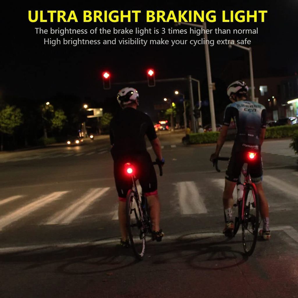 Smart Fahrrad Rücklicht: Auto On/Off hintere Fahrrad Produktbild 3