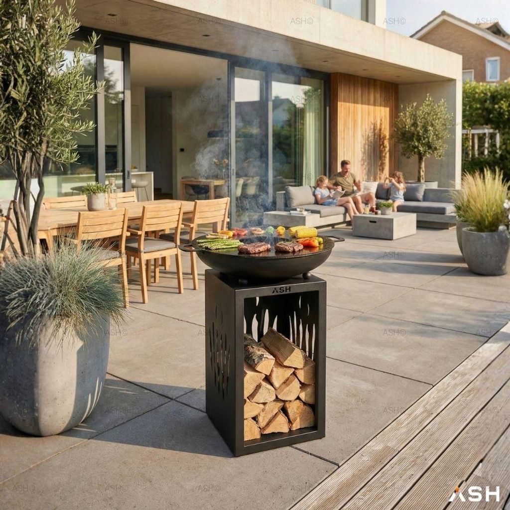 ASH - Glow - Plancha Barbecue - Schwarz