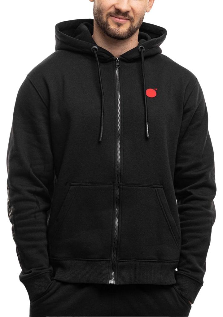 Ozoshi - "Pecos" Kapuzenpullover für Herren PP9820 (M) (Schwarz)