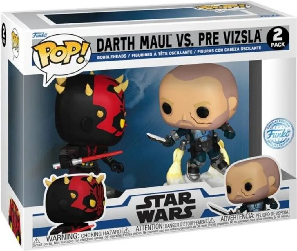 Set de Figurines Funko POP Star Wars pour Déco Bureau Maul Vizsla