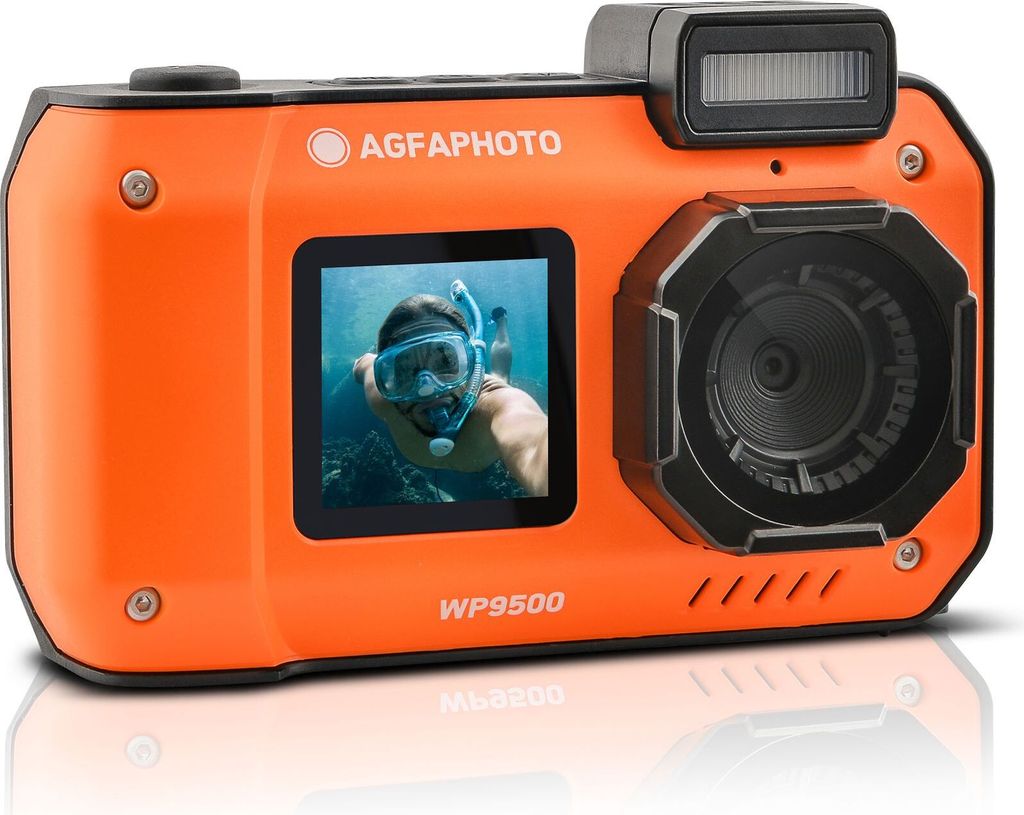 Agfa Wp9500 Waterproof 4K Digital Camera Orange
