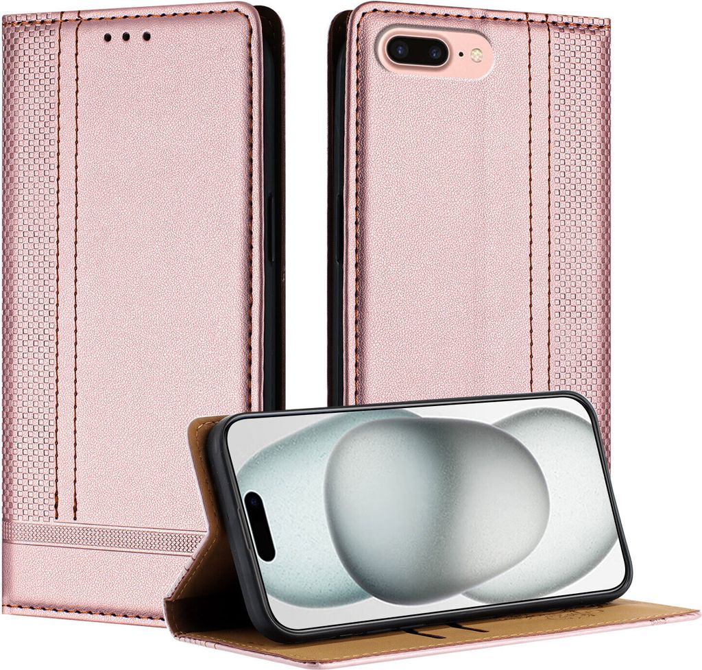 Handyhülle für iPhone 8 Plus/7 Plus/6s Plus/6 Plus Leder Produktbild 
