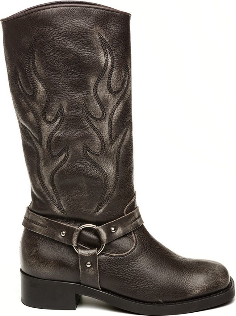 Steve Madden Steve Madden Bloom Boot - Grau Leder Produktbild 1