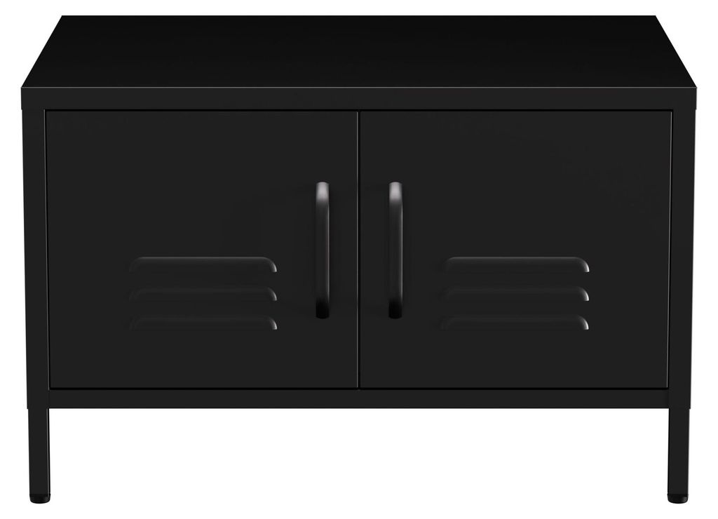 Lendo Online Table basse 68x50x44 cm Métal Noir Image du produit 