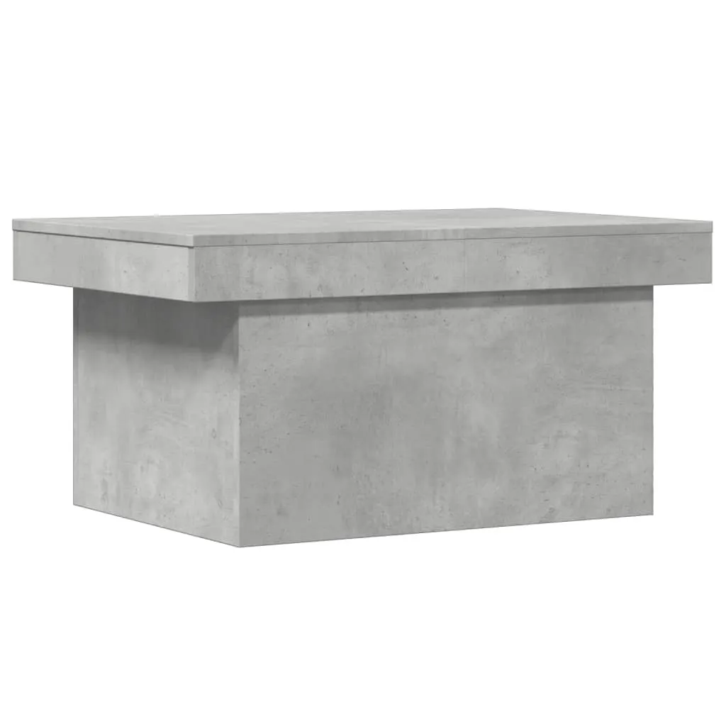 Coffee Table Concrete Grey 100x55x40 - Stile Industrial Wood-Based