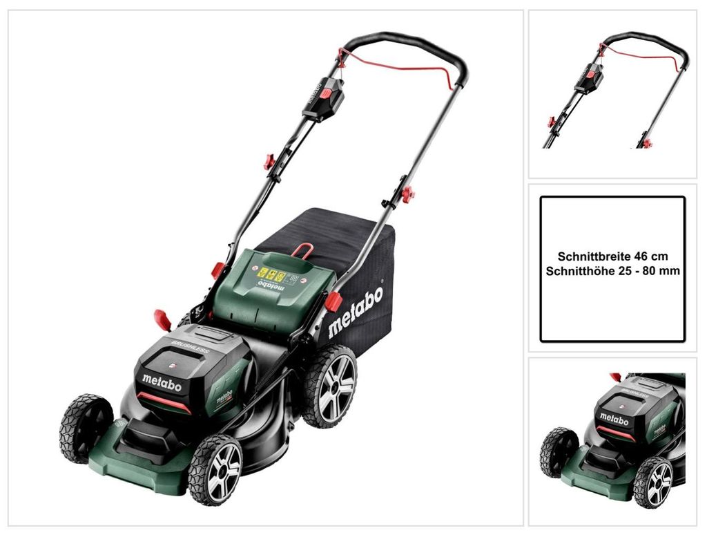 Metabo RM 36-18 LTX BL 46 solo Akku-Rasenmäher Produktbild 