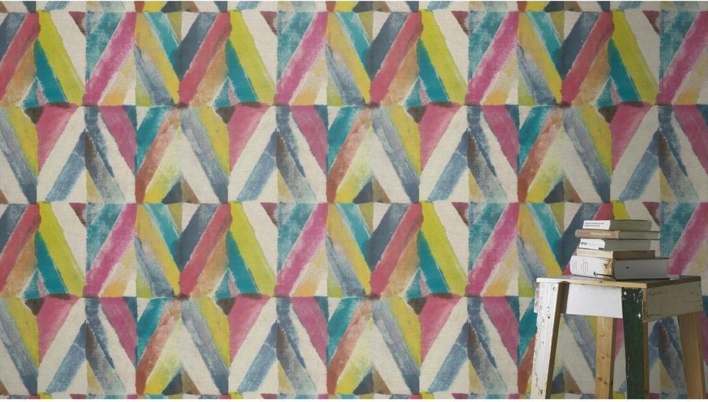 Rasch Kalahari | 704051 | Vliestapete 3D Optik | 0.53 m x 10.05 m | Bunt