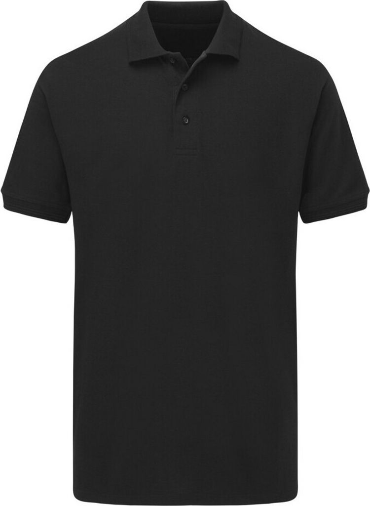 Ultimate - Poloshirt für Herren/Damen Uni BC4674 (M) (Schwarz)