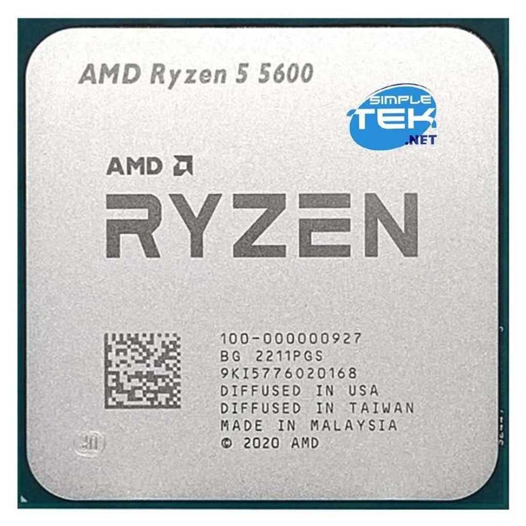 AMD Ryzen 5 5600 - AMD Ryzen™ 5 - Socket AM4 - 7 nm - AMD - Obrázok produktu 