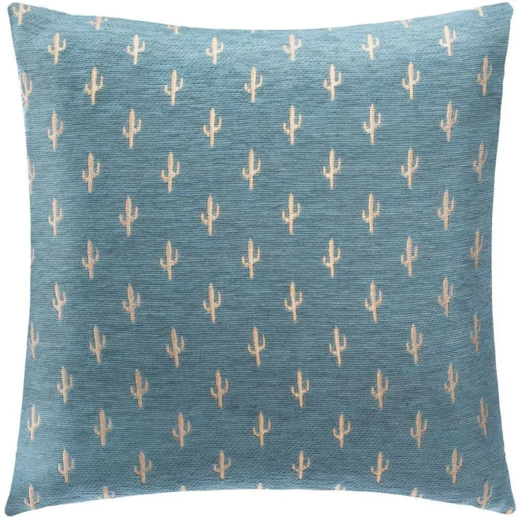 Copricuscino 40x40 Cotone Blu Motivo Bruco Atmosphera Kids Online