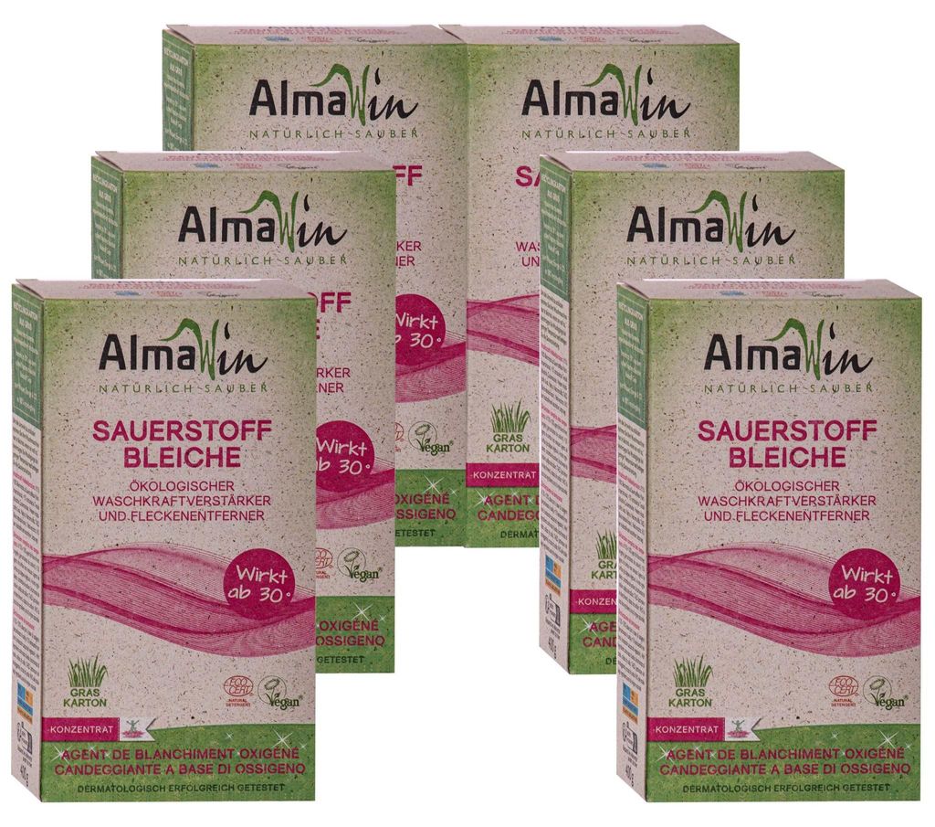 ALMAWIN Sauerstoffbleiche 6 x 400 g wirksam ab 30°C Produktbild 