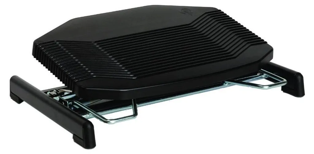 Repose-pieds inclinable Basic 950 noir avec plateforme antidérapante